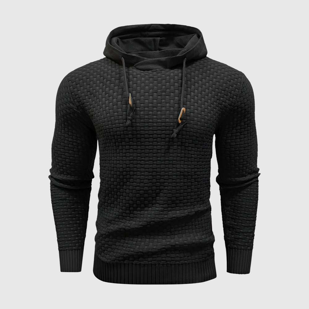 Ezra | Men's Hooded Knit Sweater
