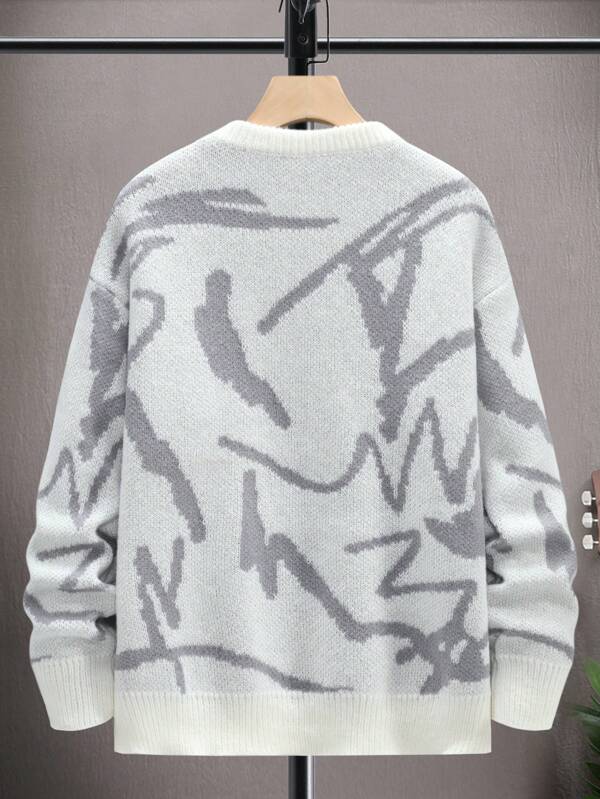 Fabian | Men's Knit Sweater Crew Neck Striped