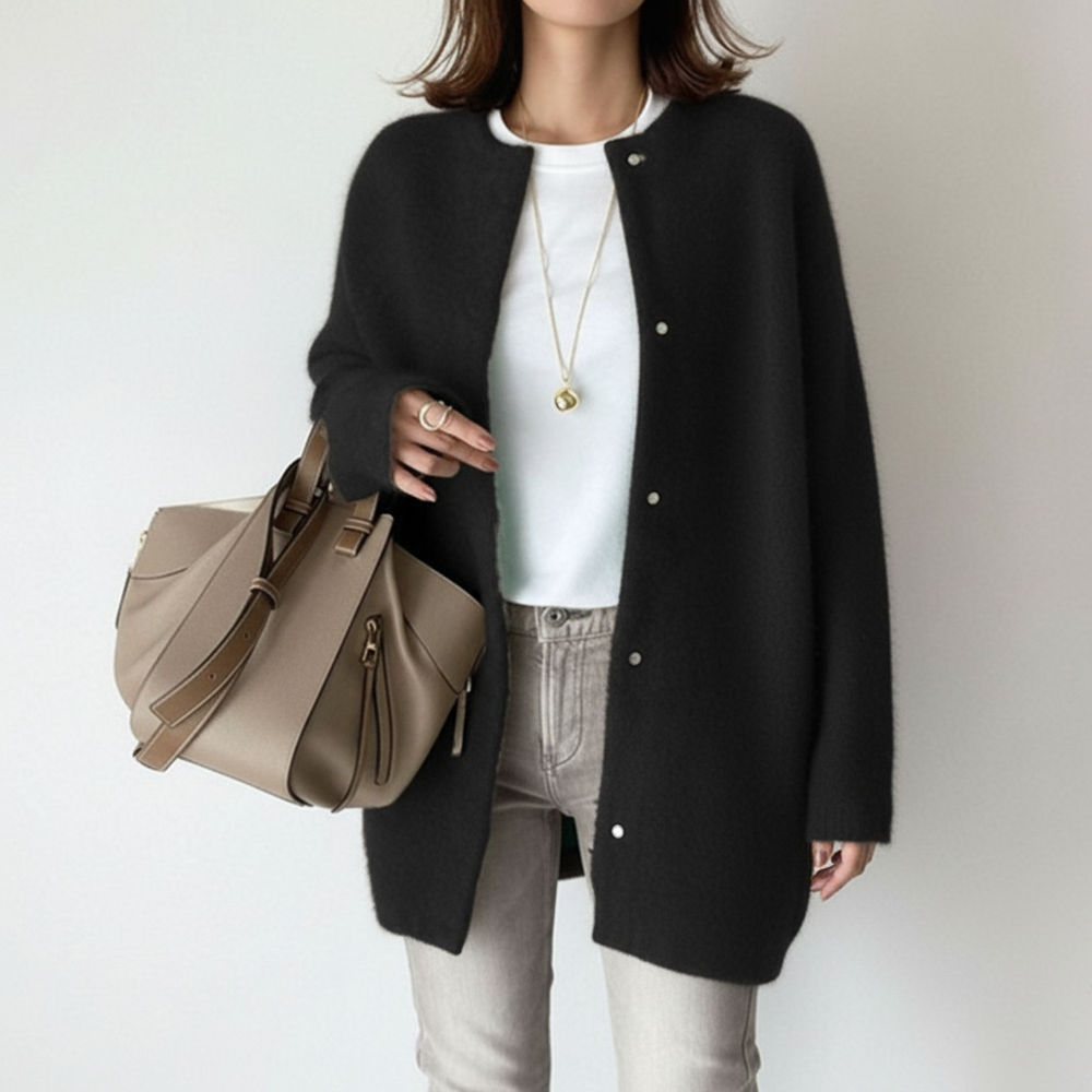 Flora | Women's Open Front Cardigan Knitted