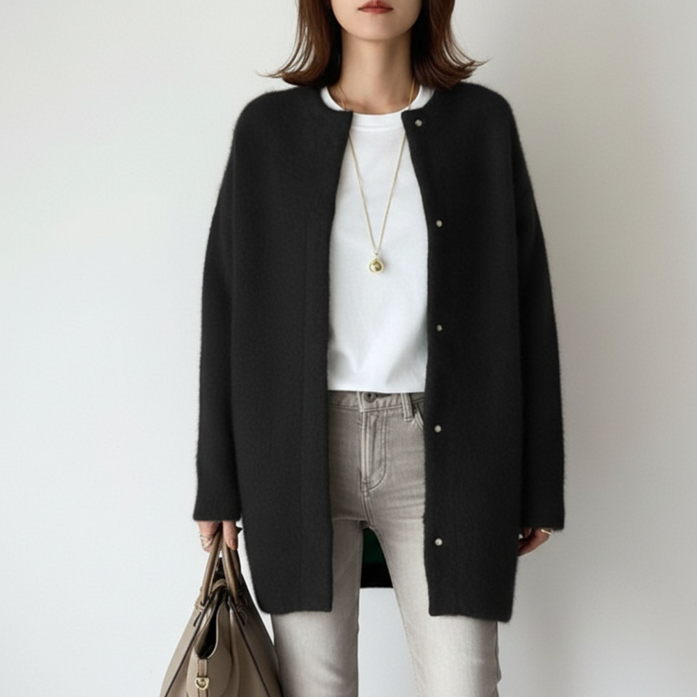 Flora | Women's Open Front Cardigan Knitted