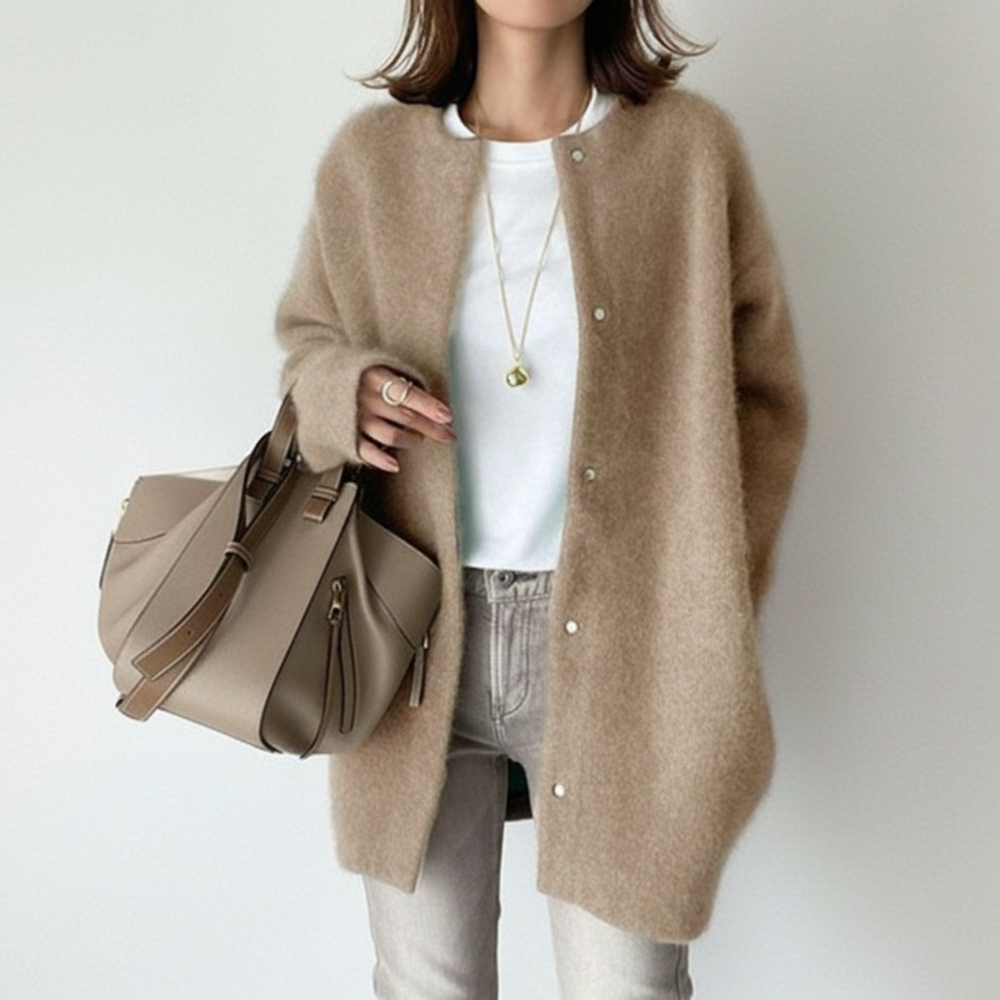 Flora | Women's Open Front Cardigan Knitted