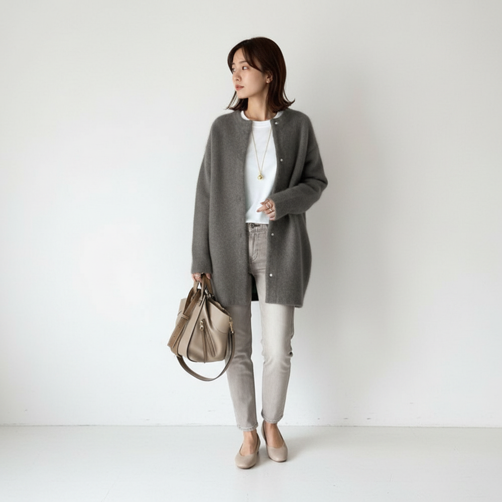 Flora | Women's Open Front Cardigan Knitted