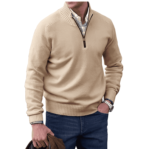 Florian | Men's Zip up Sweater Knit