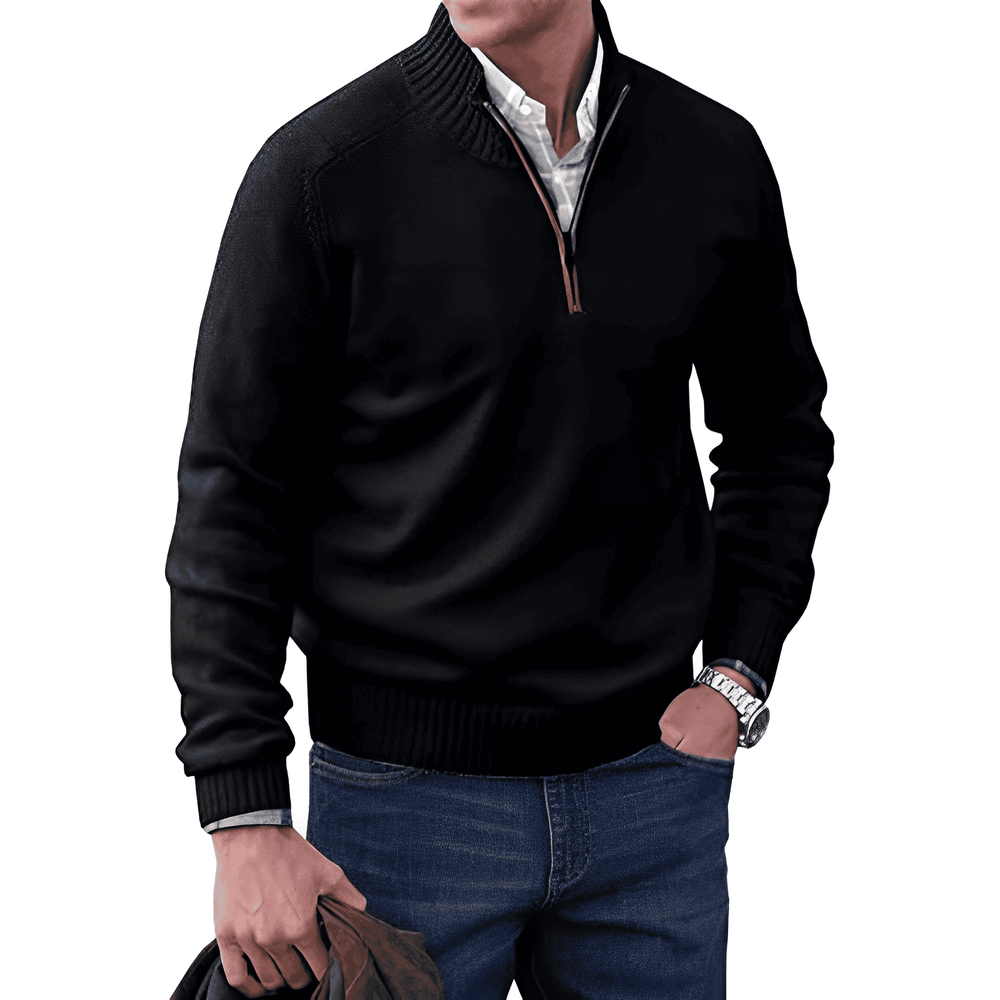 Florian | Men's Zip up Sweater Knit