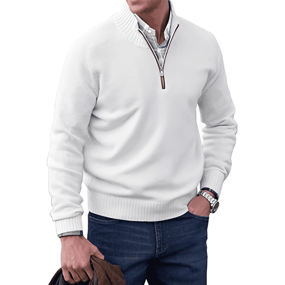 Florian | Men's Zip up Sweater Knit