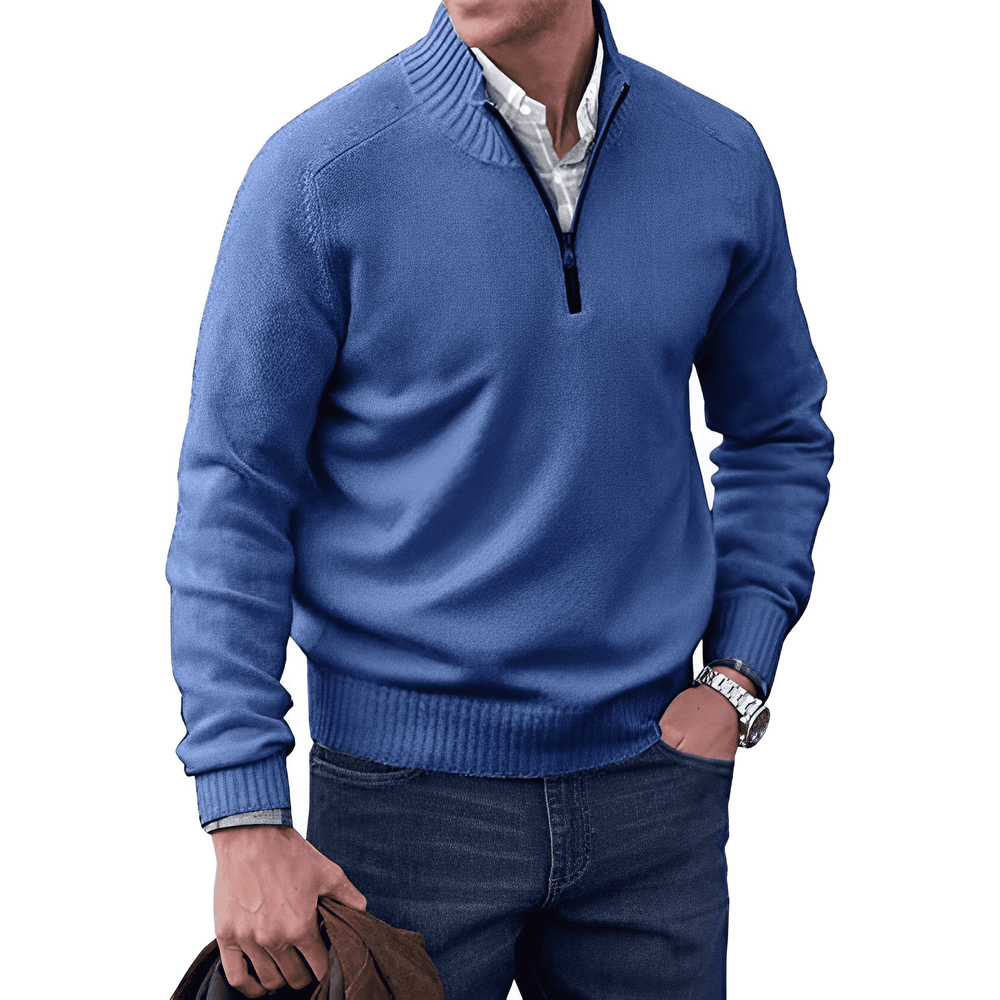 Florian | Men's Zip up Sweater Knit