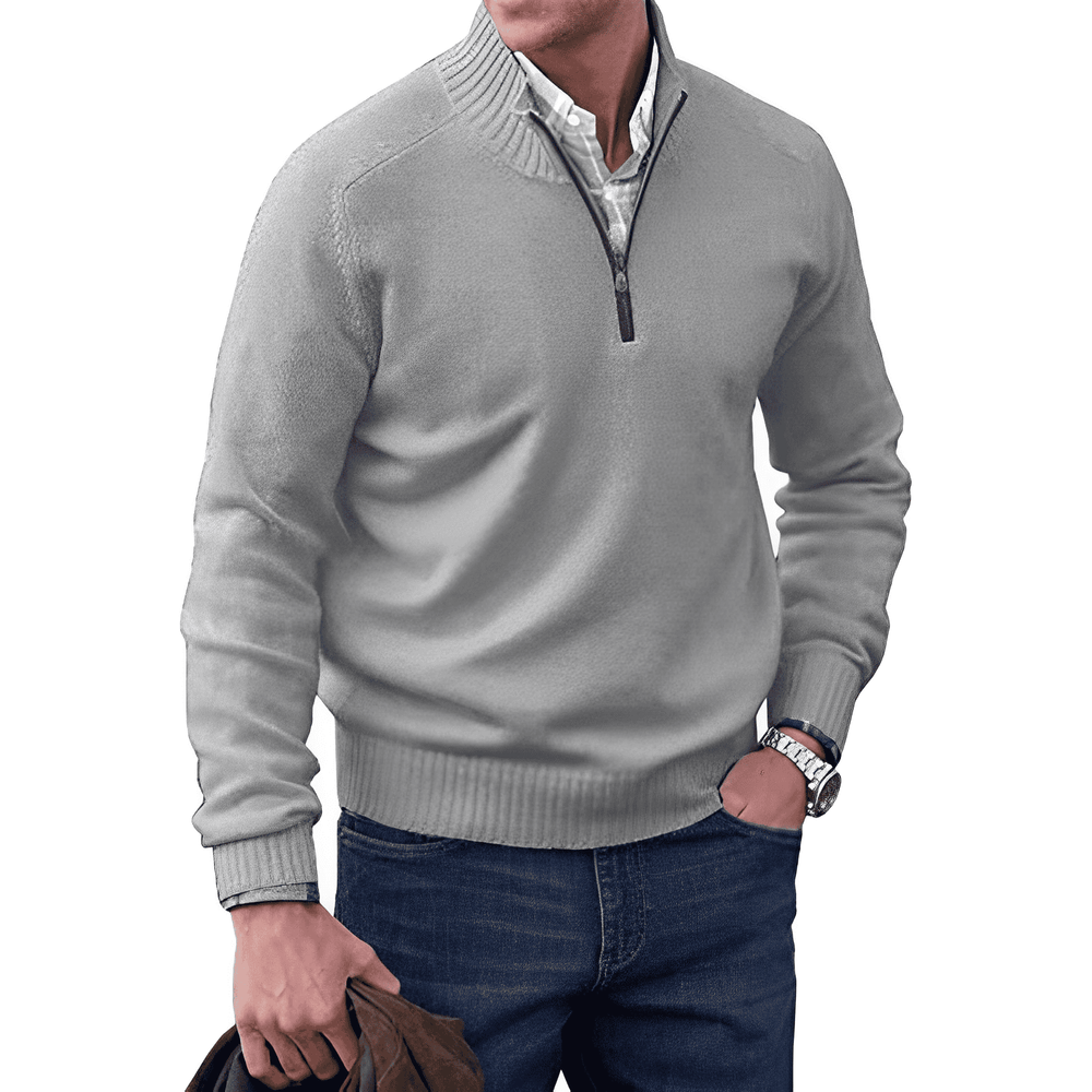 Florian | Men's Zip up Sweater Knit