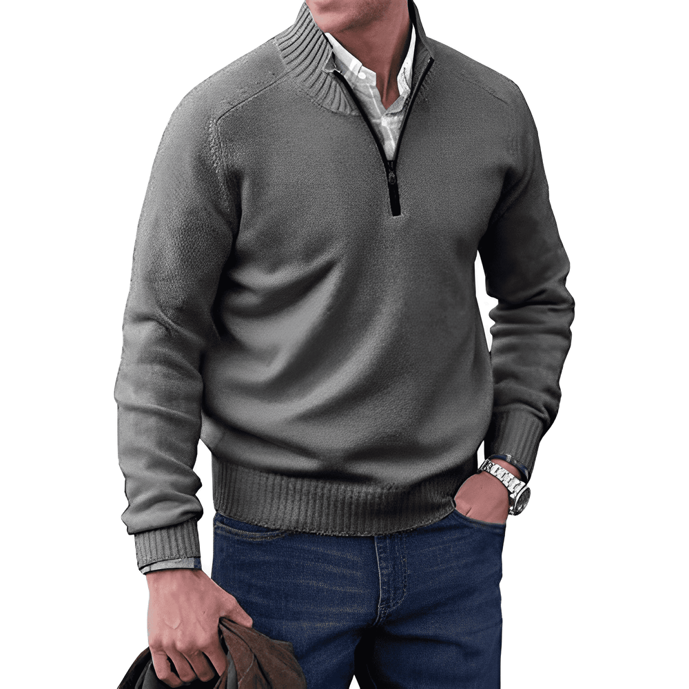 Florian | Men's Zip up Sweater Knit