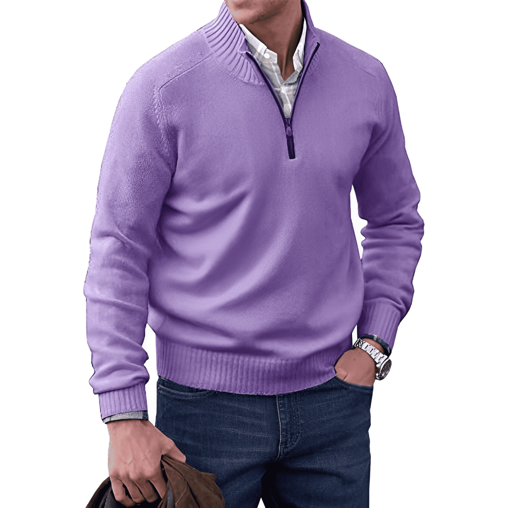 Florian | Men's Zip up Sweater Knit
