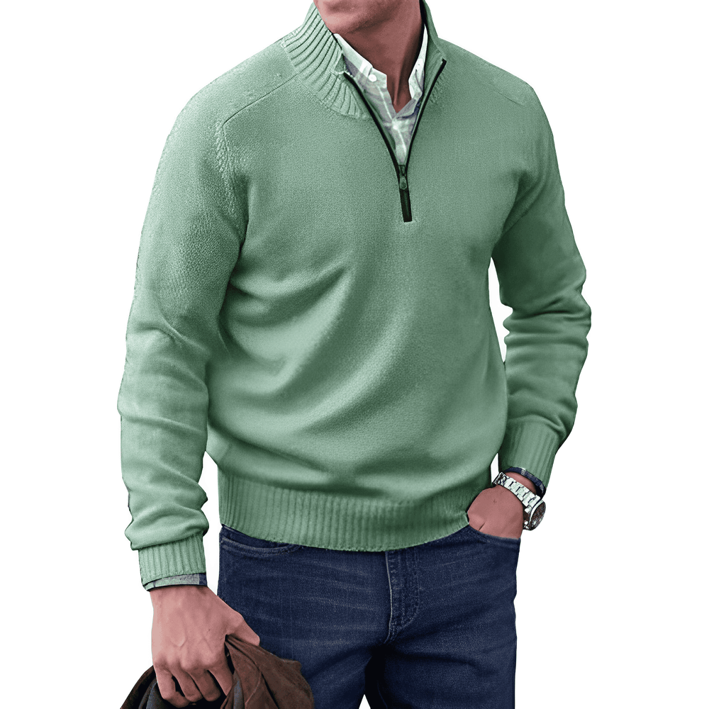 Florian | Men's Zip up Sweater Knit