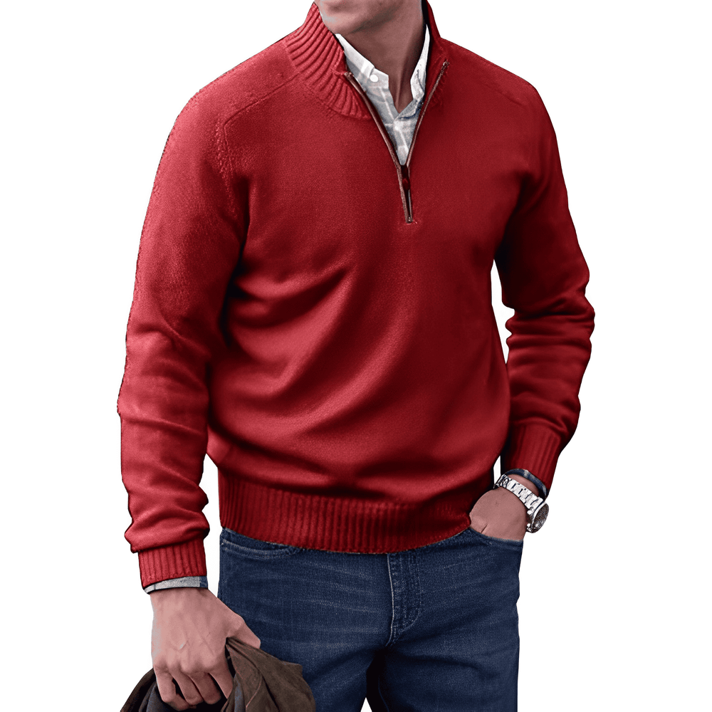 Florian | Men's Zip up Sweater Knit