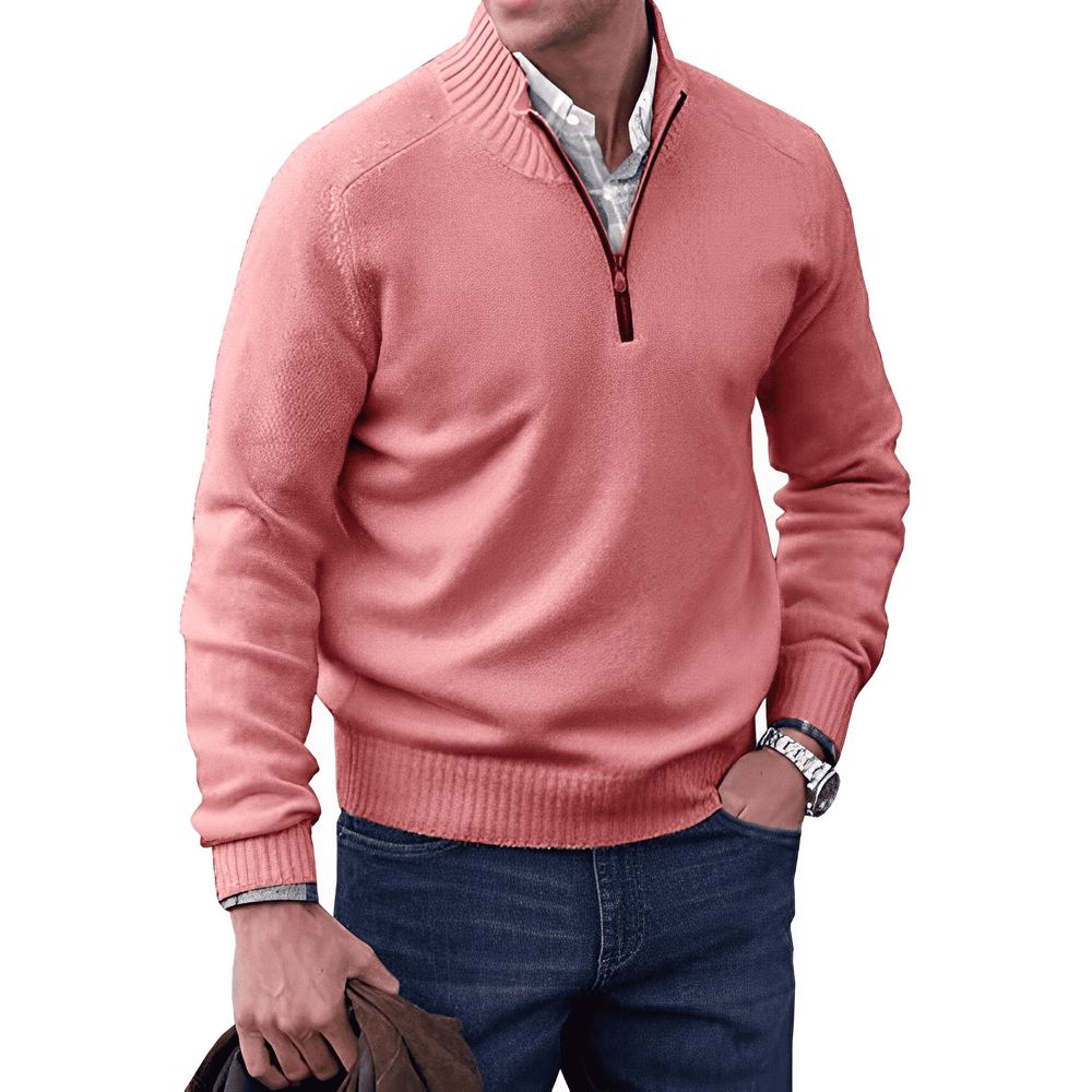 Florian | Men's Zip up Sweater Knit