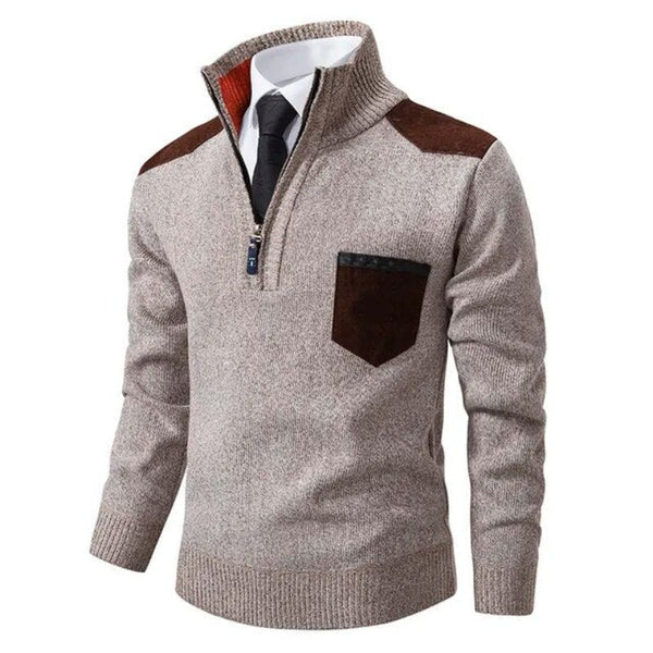 Franklin | Men's Zip up Knit Sweater Quarter