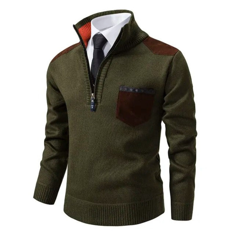 Franklin | Men's Zip up Knit Sweater Quarter