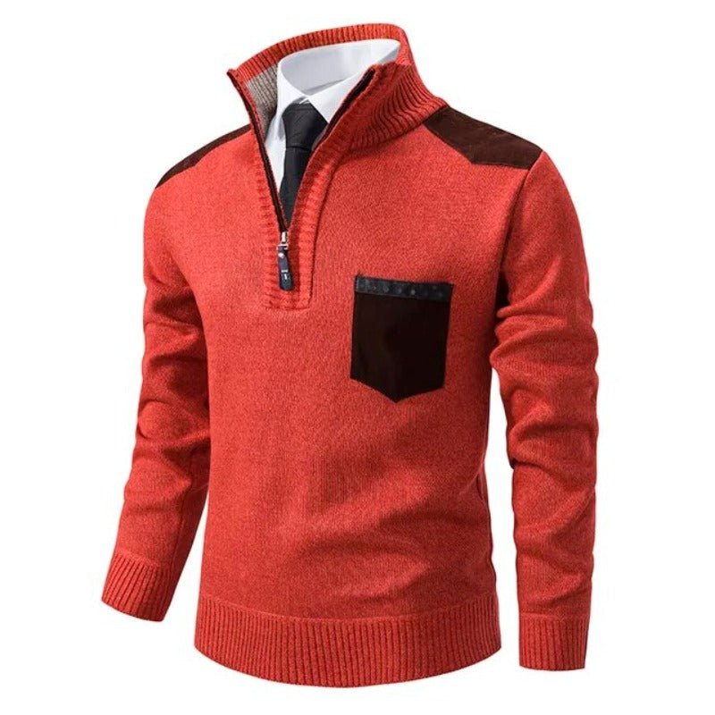 Franklin | Men's Zip up Knit Sweater Quarter