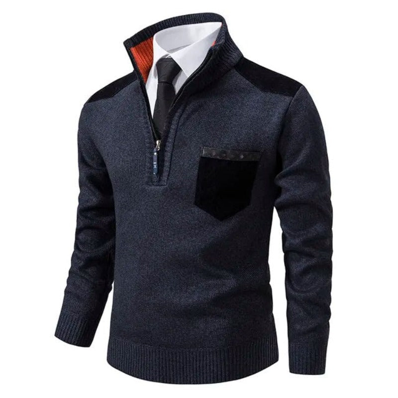 Franklin | Men's Zip up Knit Sweater Quarter