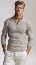 Gareth | Men's Zip up Knit Sweater