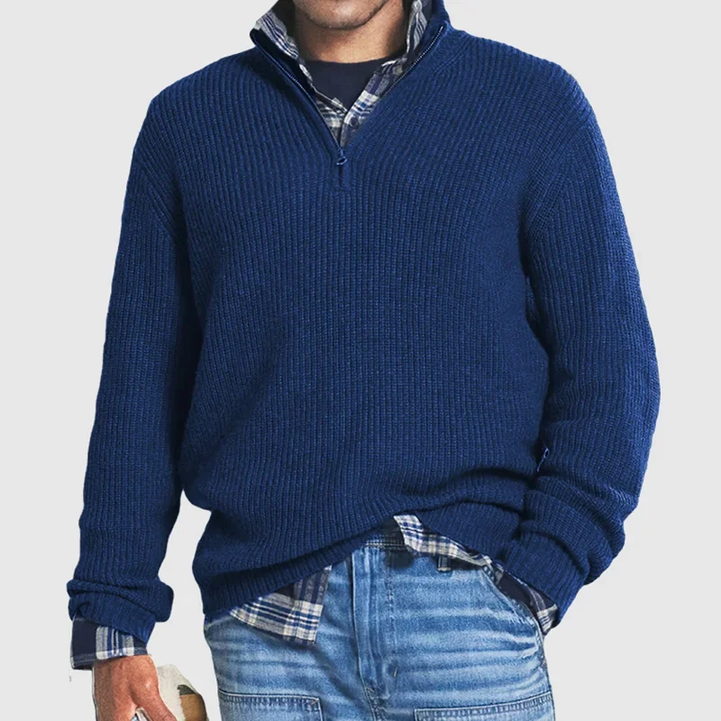 Gideon | Men's Quarter Zip Sweater Knit