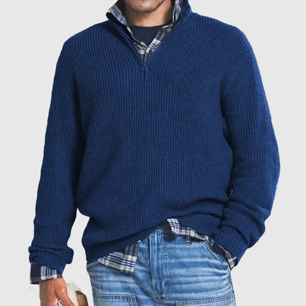 Gideon | Men's Quarter Zip Sweater Knit