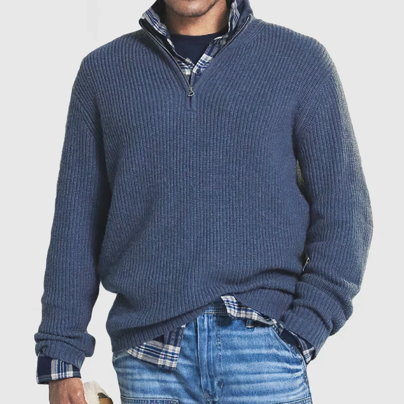 Gideon | Men's Quarter Zip Sweater Knit
