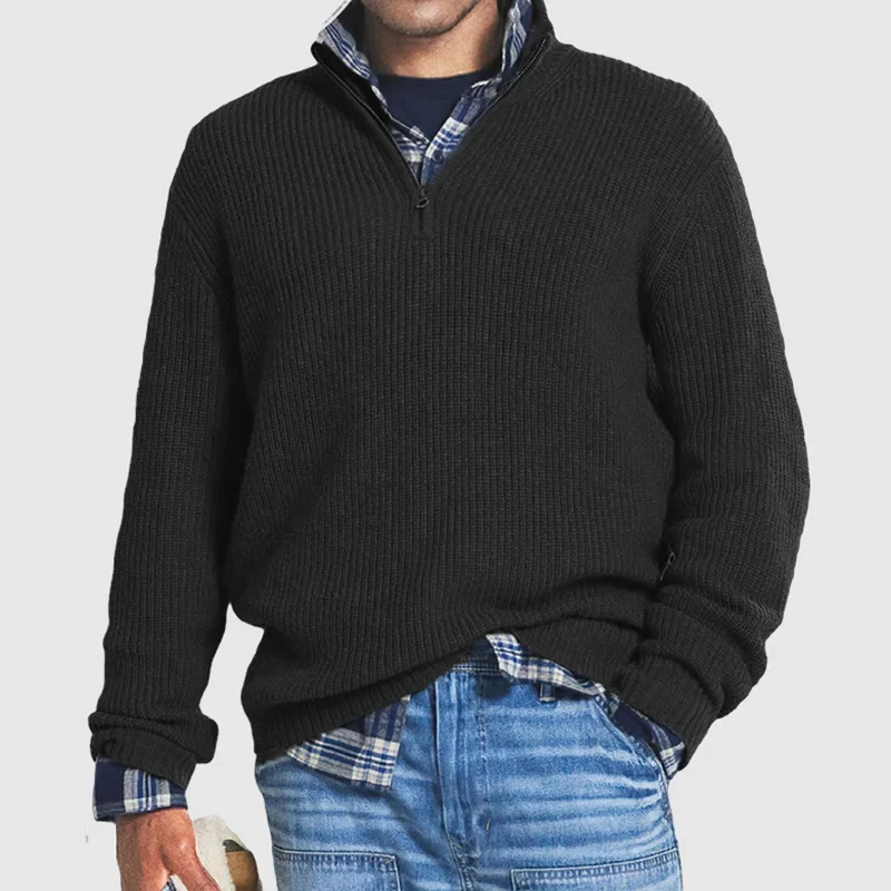 Gideon | Men's Quarter Zip Sweater Knit