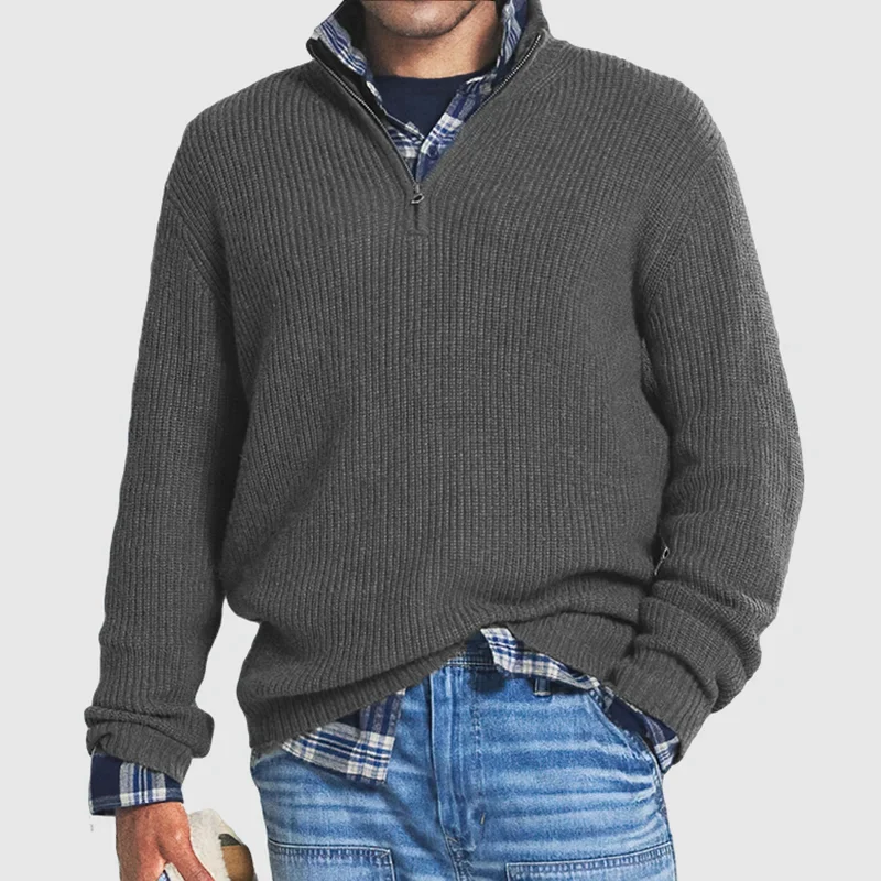 Gideon | Men's Quarter Zip Sweater Knit