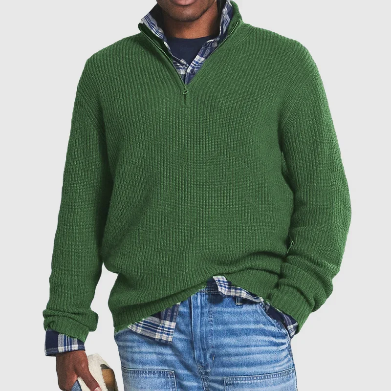 Gideon | Men's Quarter Zip Sweater Knit