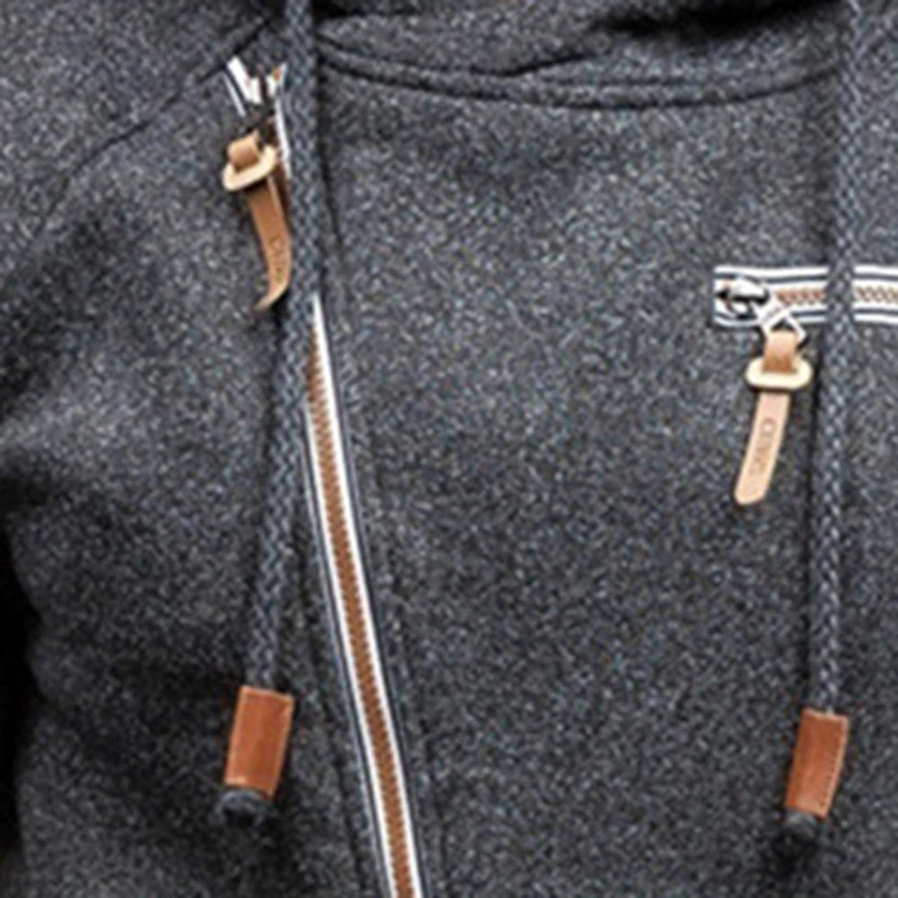 Gilbert | Men's Hooded Zip up Sweater Knit