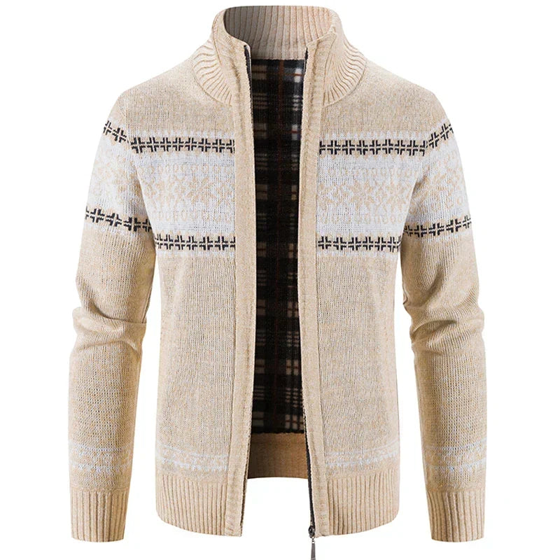 Gregor | Men's Knit Zip up Sweater