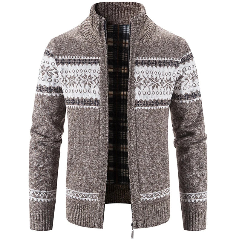 Gregor | Men's Knit Zip up Sweater