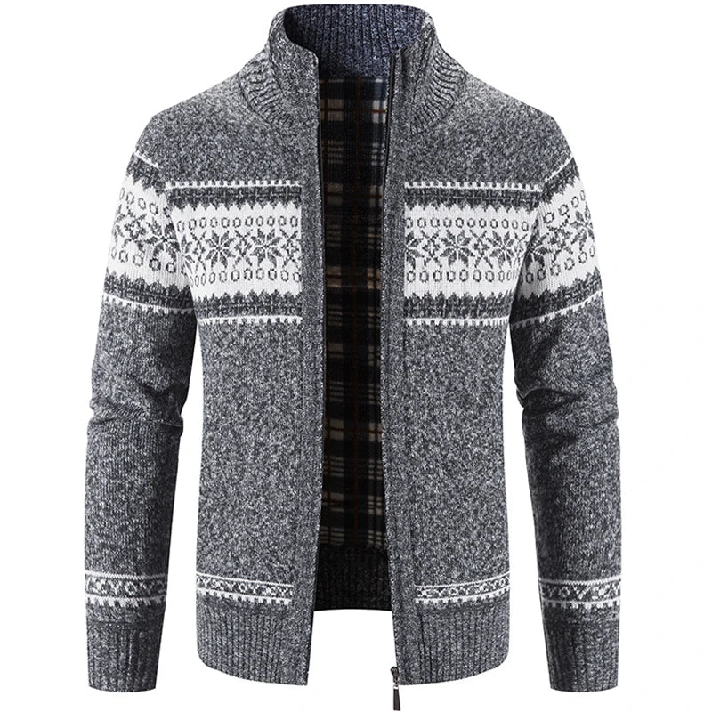 Gregor | Men's Knit Zip up Sweater