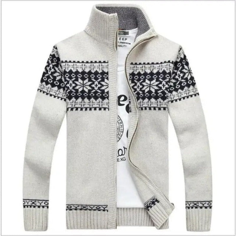 Gregor | Men's Knit Zip up Sweater