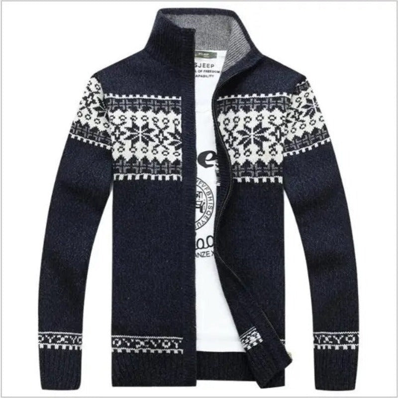 Gregor | Men's Knit Zip up Sweater