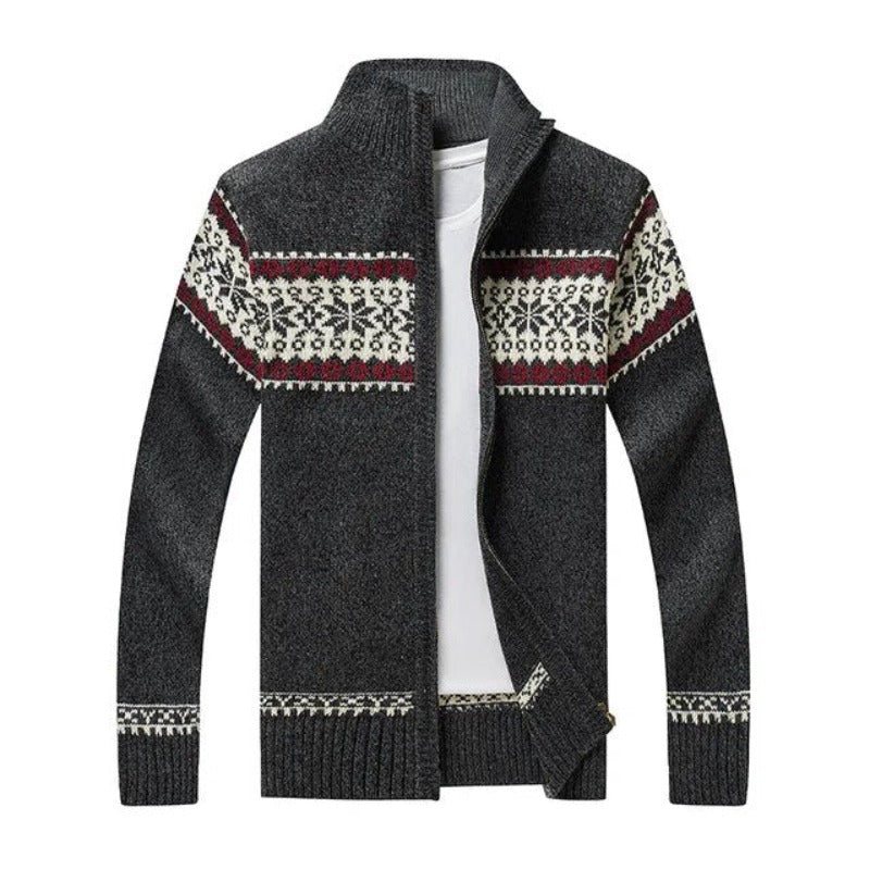 Gregor | Men's Knit Zip up Sweater
