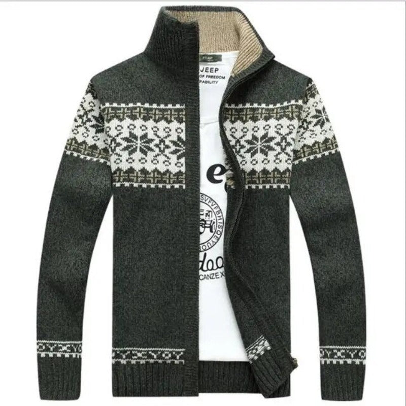 Gregor | Men's Knit Zip up Sweater