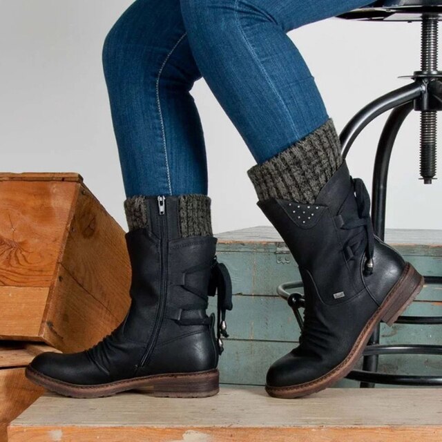 Greta | Women's Mid Calf Winter Boots Snow
