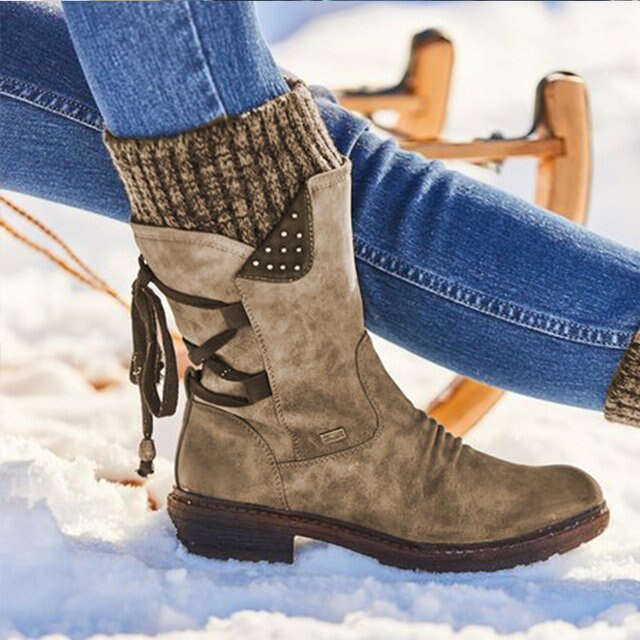 Greta | Women's Mid Calf Winter Boots Snow