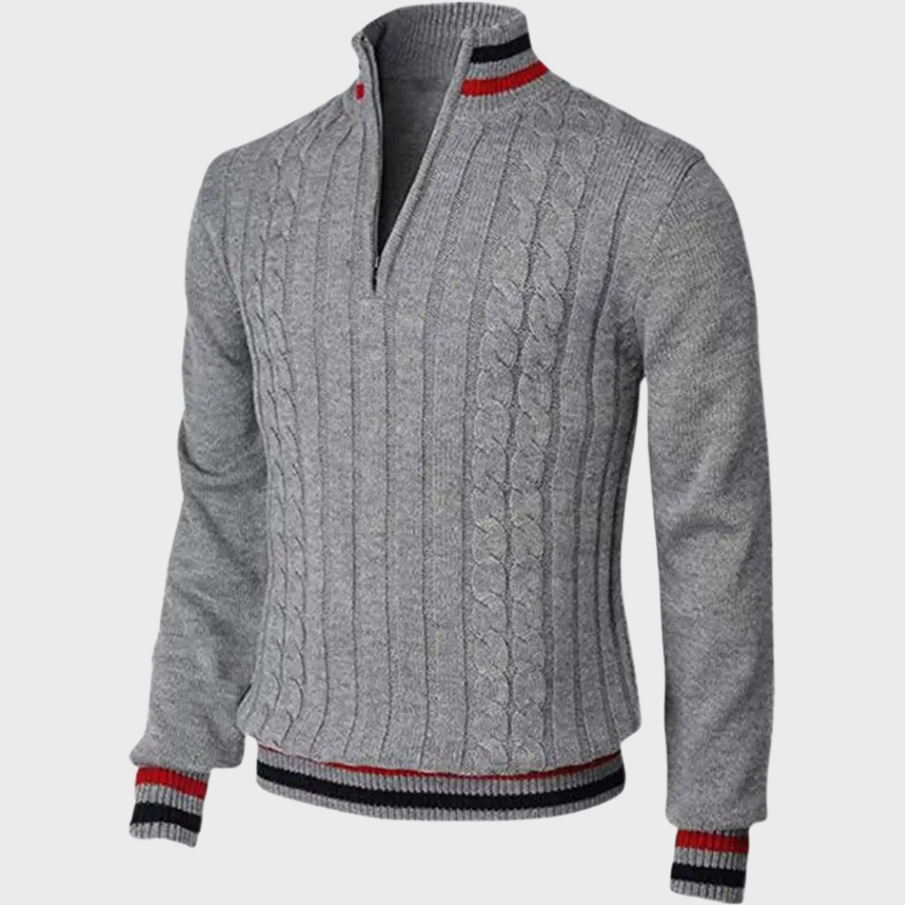 Gustav | Men's Half Zip Sweater Knit