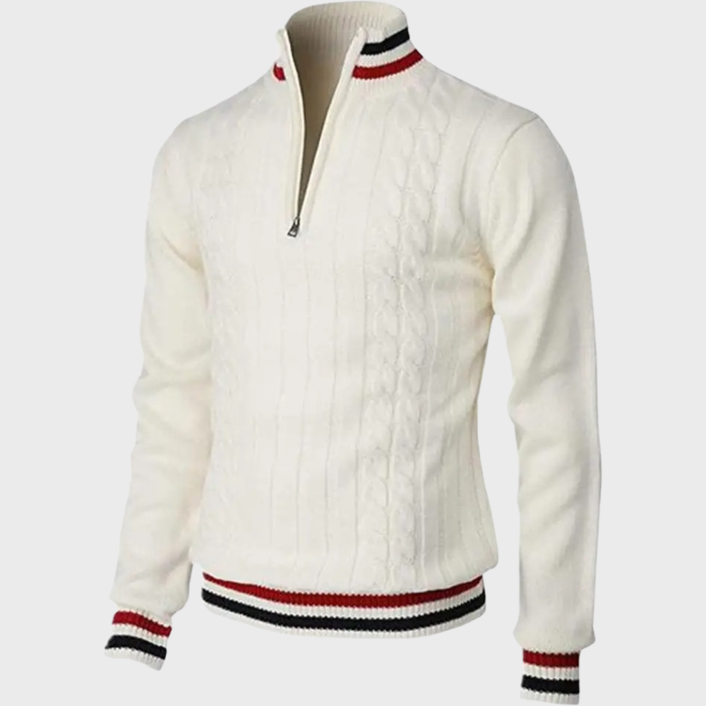 Gustav | Men's Half Zip Sweater Knit
