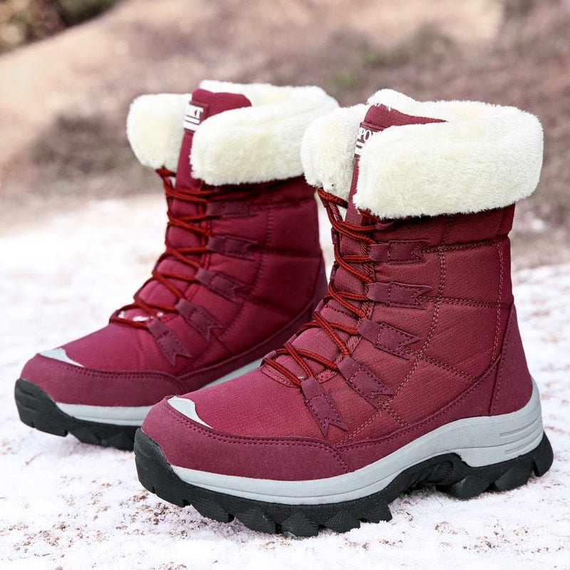 Gwen | Women's Fur Lined Winter Boots Warm