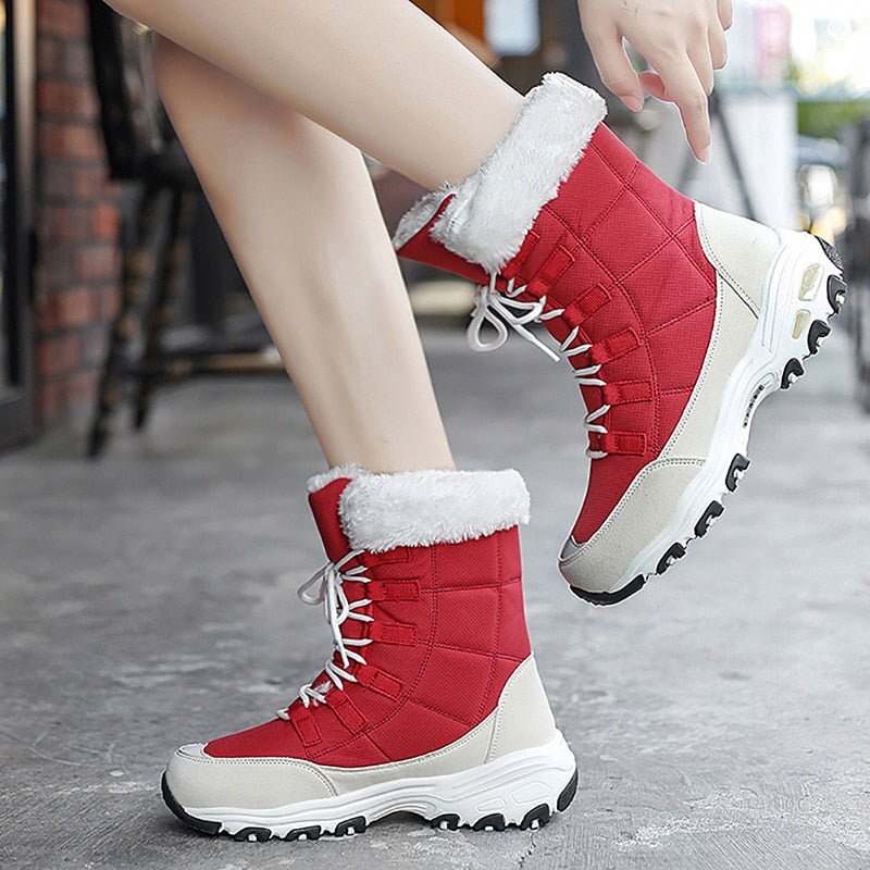 Gwen | Women's Fur Lined Winter Boots Warm