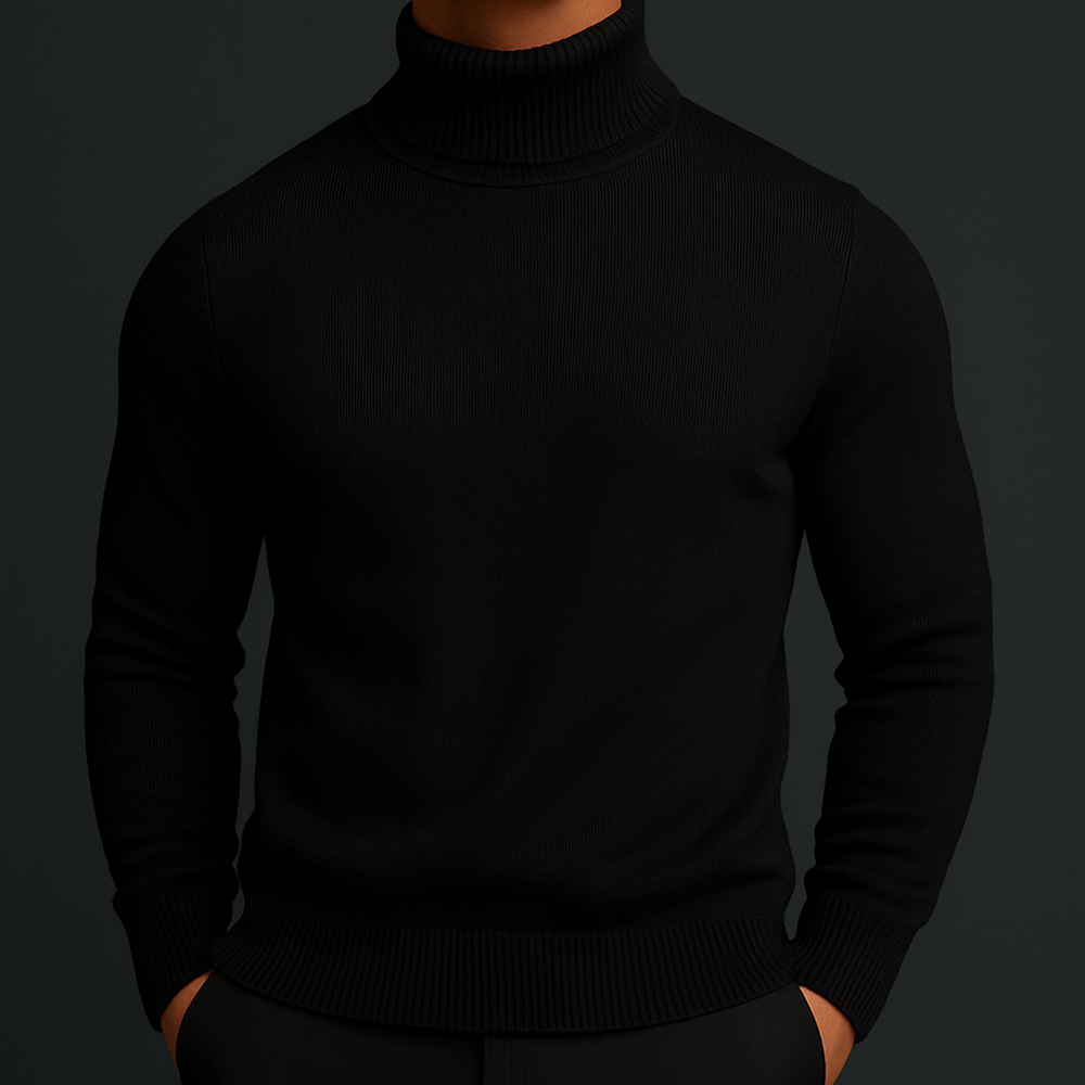 Halvard | Men's Turtleneck Sweater Knit
