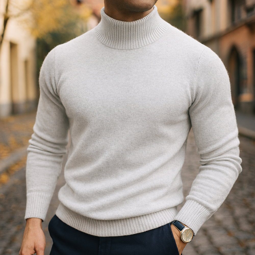 Hamish | Men's Turtleneck Sweater Knit