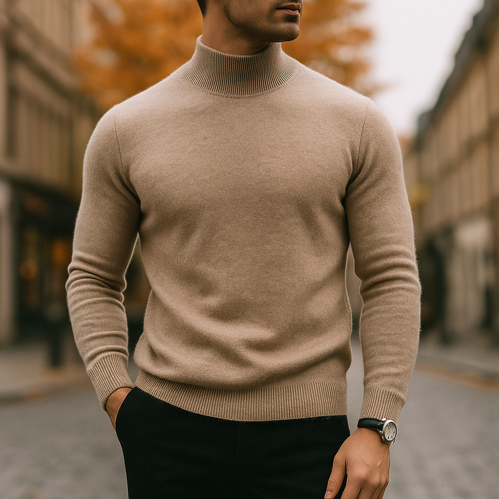 Hamish | Men's Turtleneck Sweater Knit