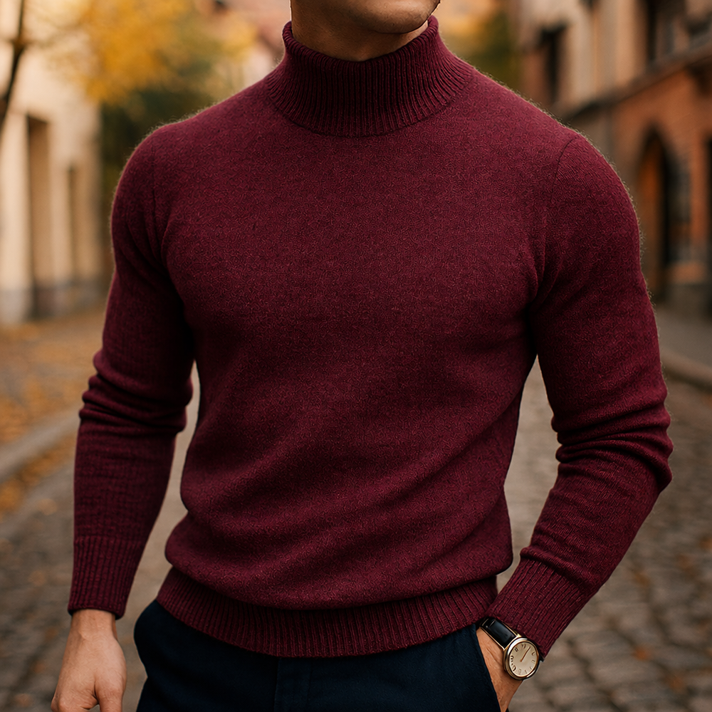 Hamish | Men's Turtleneck Sweater Knit