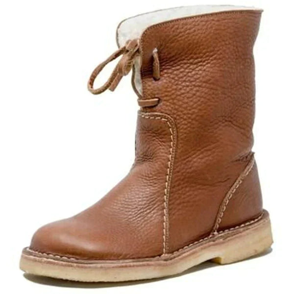 Hazel | Women's Mid Calf Fur Lined Winter Boots