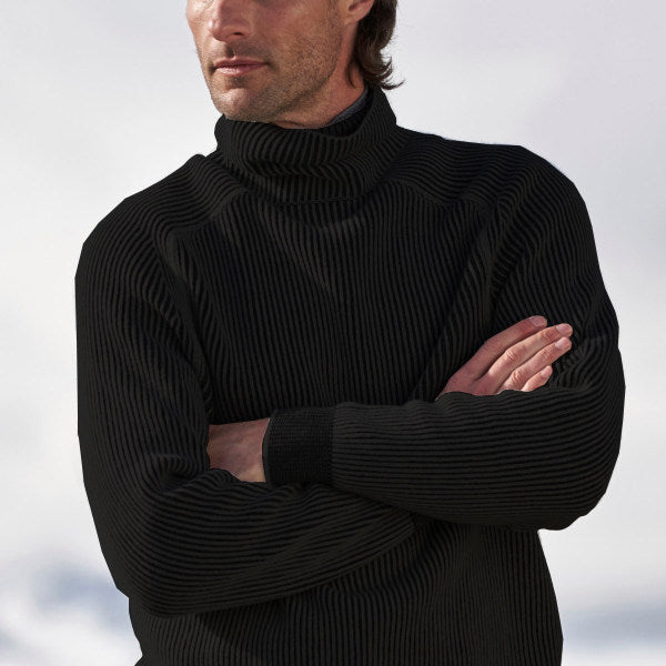 Humphrey | Men's Turtleneck Sweater Knit Ribbed