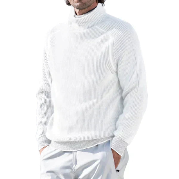 Humphrey | Men's Turtleneck Sweater Knit Ribbed
