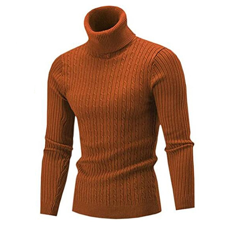 Idris | Men's Turtleneck Sweater Knit Crew