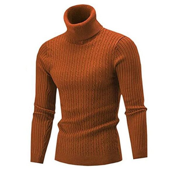 Idris | Men's Turtleneck Sweater Knit Crew
